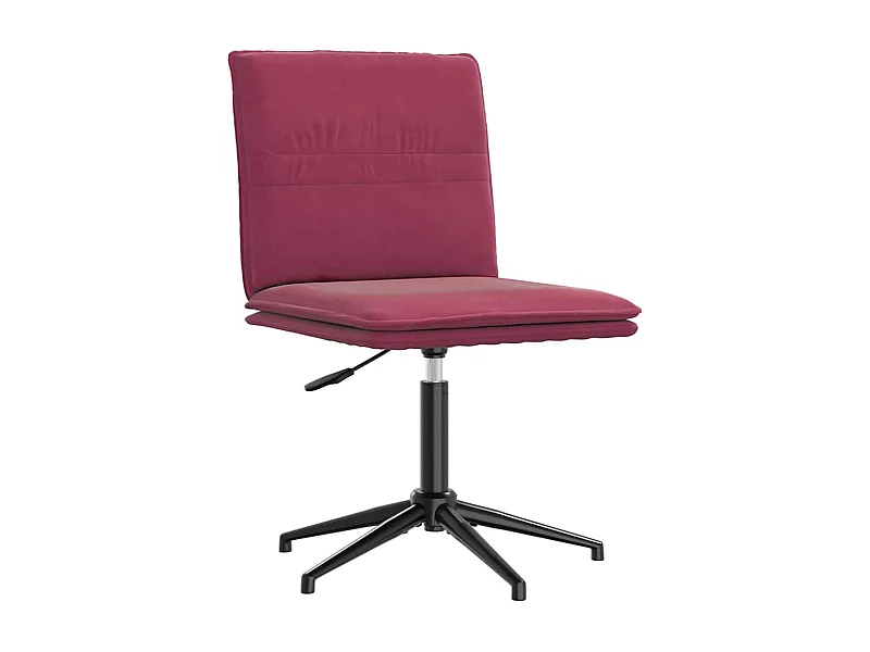 Cadeira de jantar veludo vermelho tinto