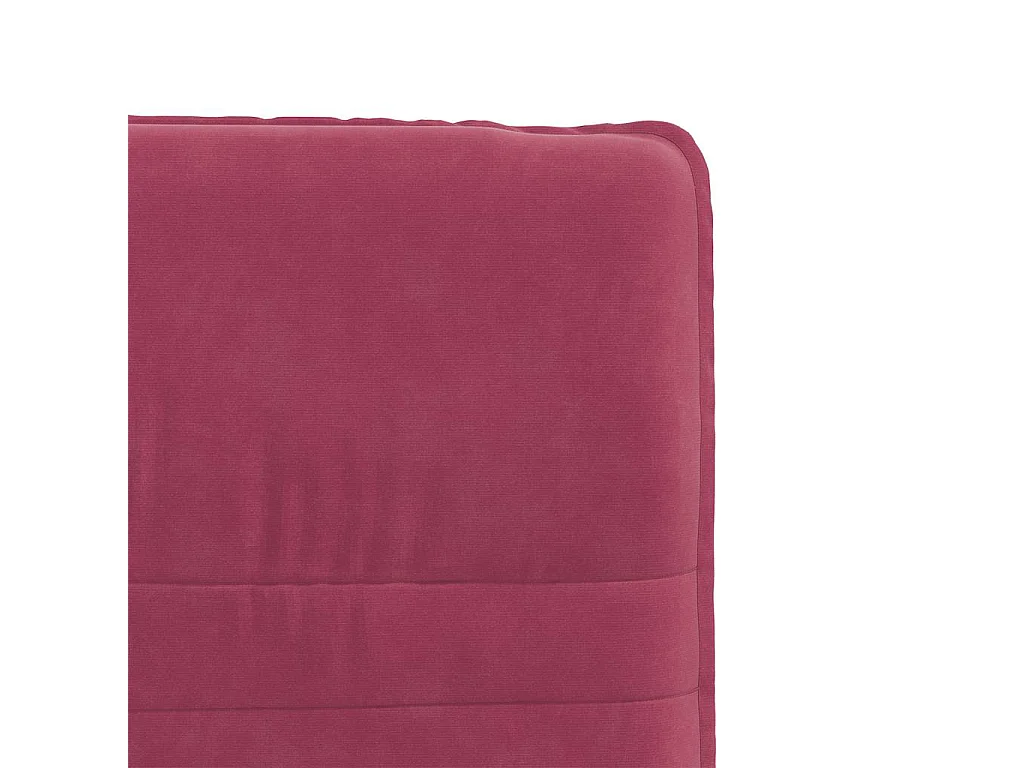 Chaise à manger Rouge bordeaux Velours