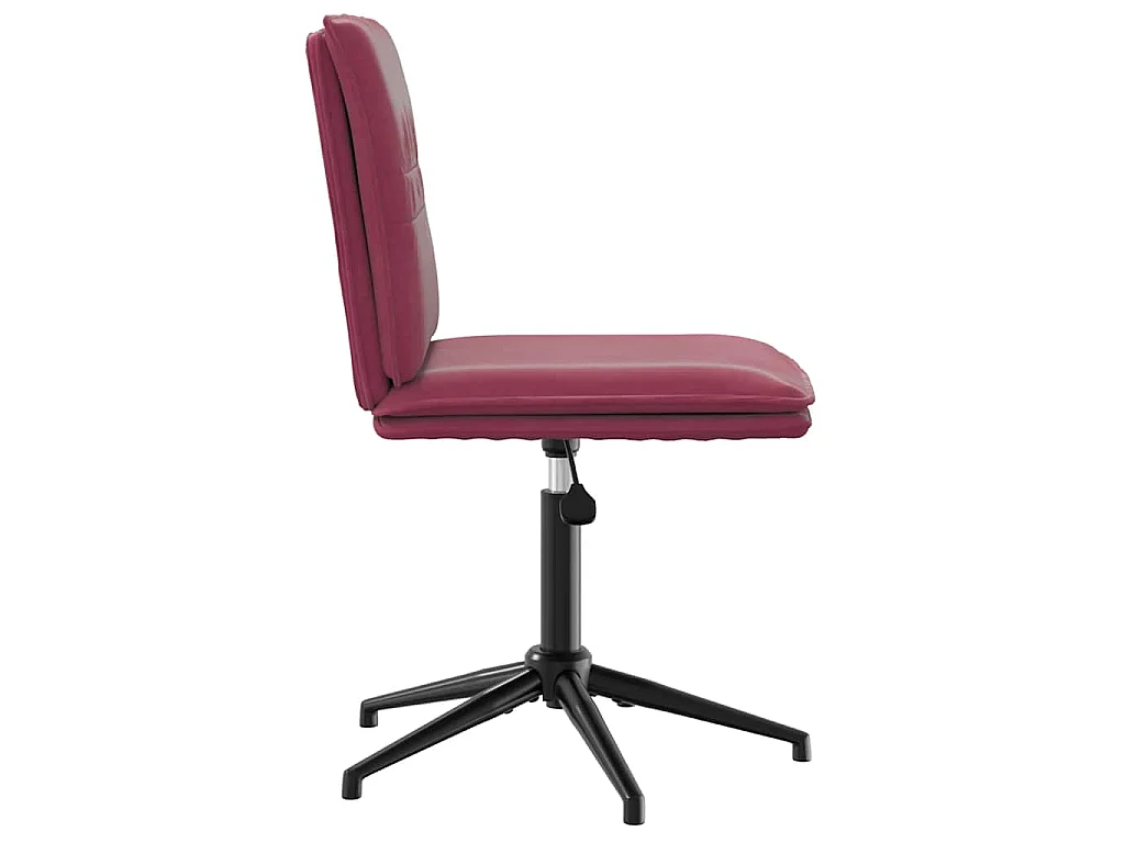 Chaise à manger Rouge bordeaux Velours