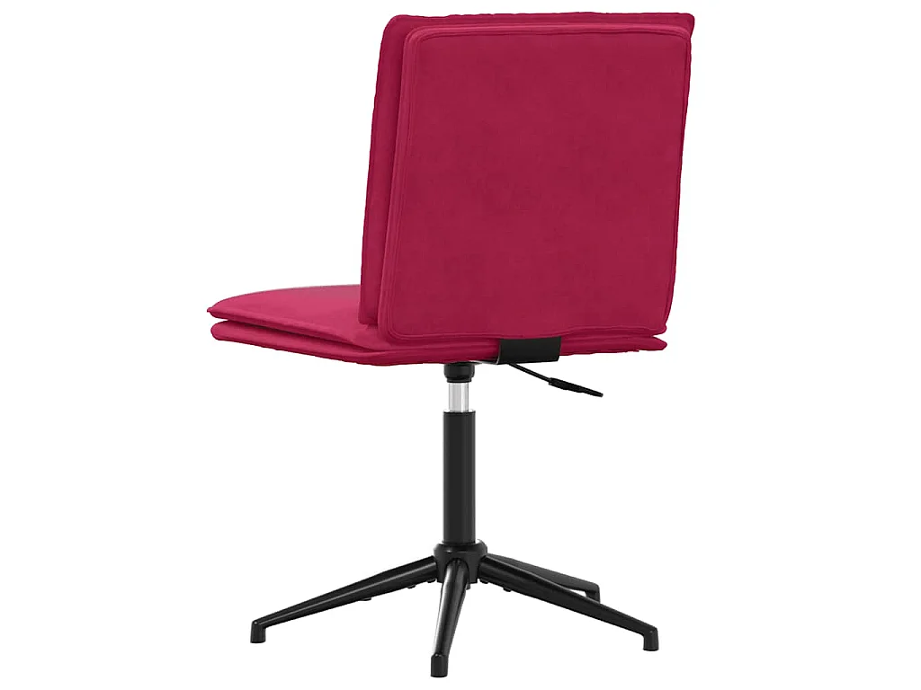 Chaise à manger Rouge bordeaux Velours