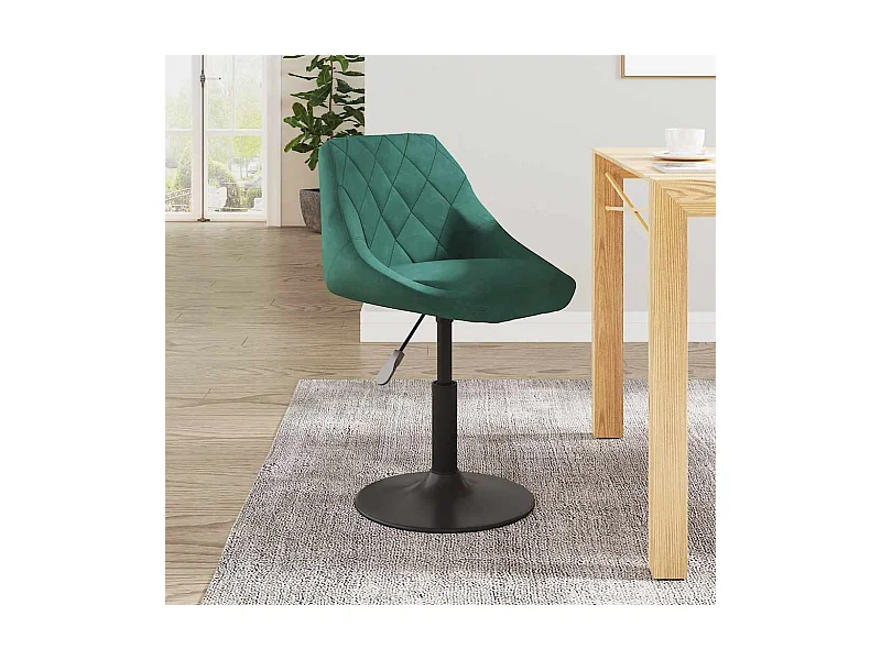 Esszimmerstuhl Dunkelgrün Samt