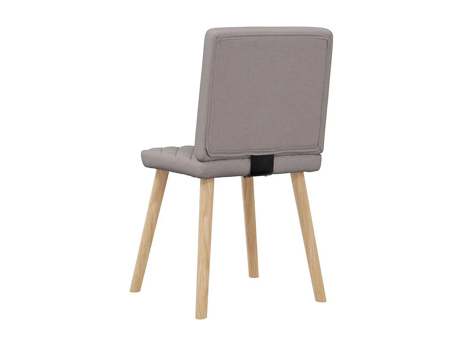 Chaises à manger lot de 4 taupe tissu