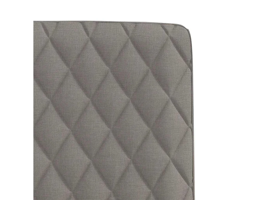 Chaises à manger lot de 4 taupe tissu