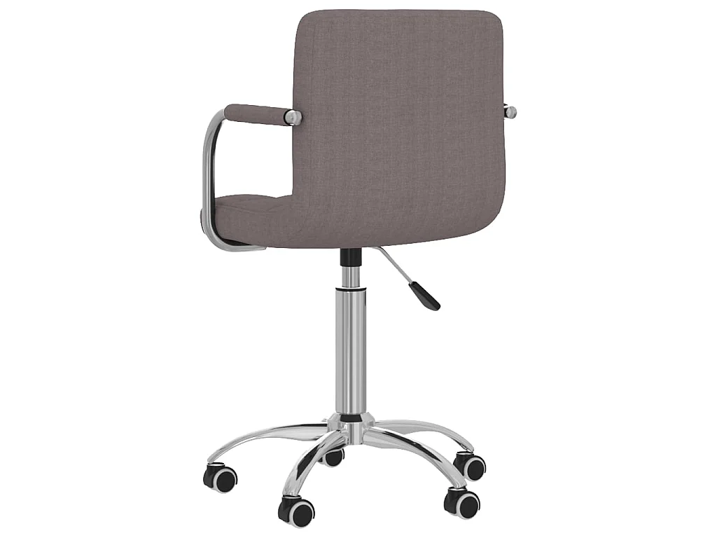 Esszimmerstuhl Drehbar Taupe Stoff