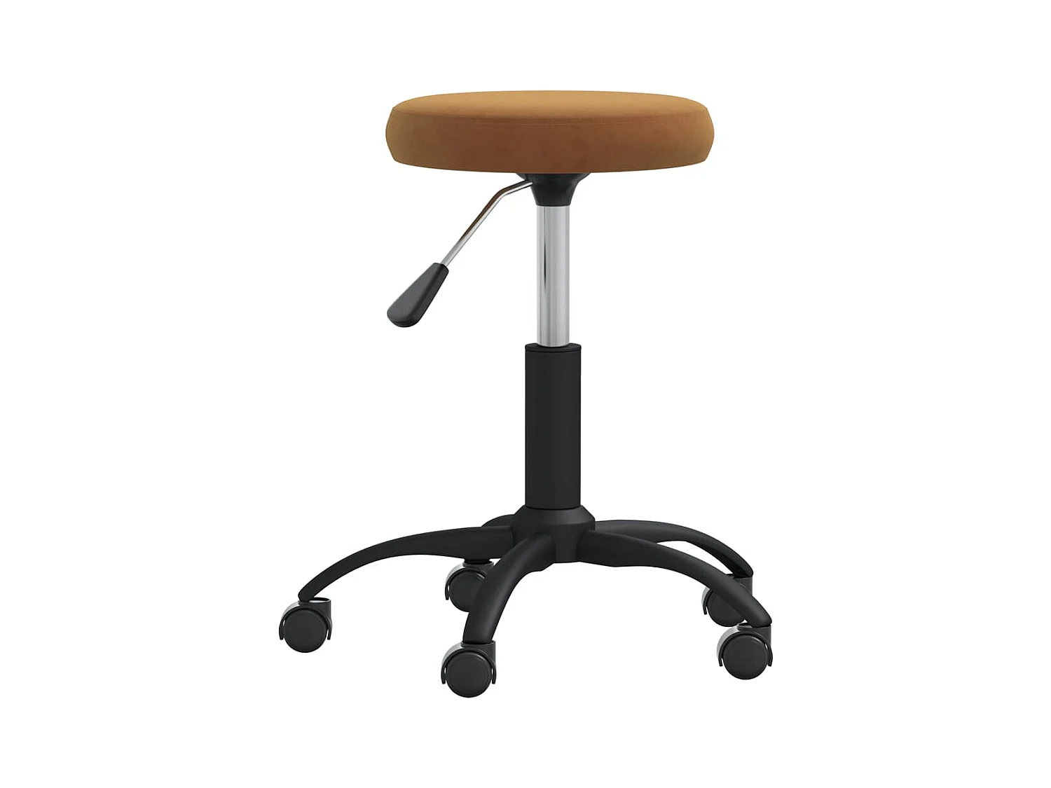 Chaise de salle à manger Marron Velours