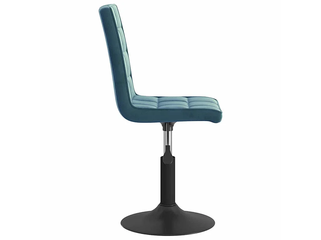 Sillas de comedor giratorias 4 uds terciopelo azul