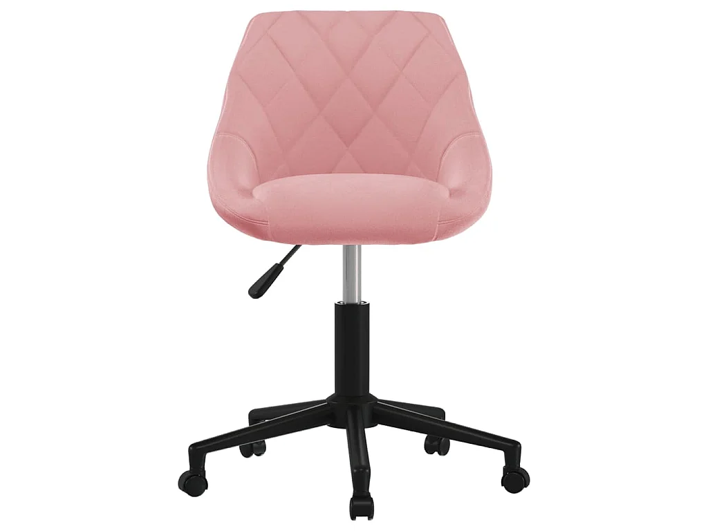 Esszimmerstuhl Drehbar Rosa Samt