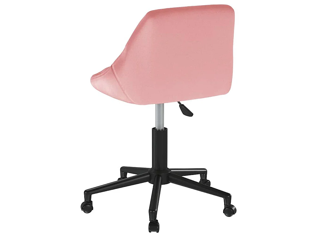 Chaise pivotante de salle à manger Rose Velours