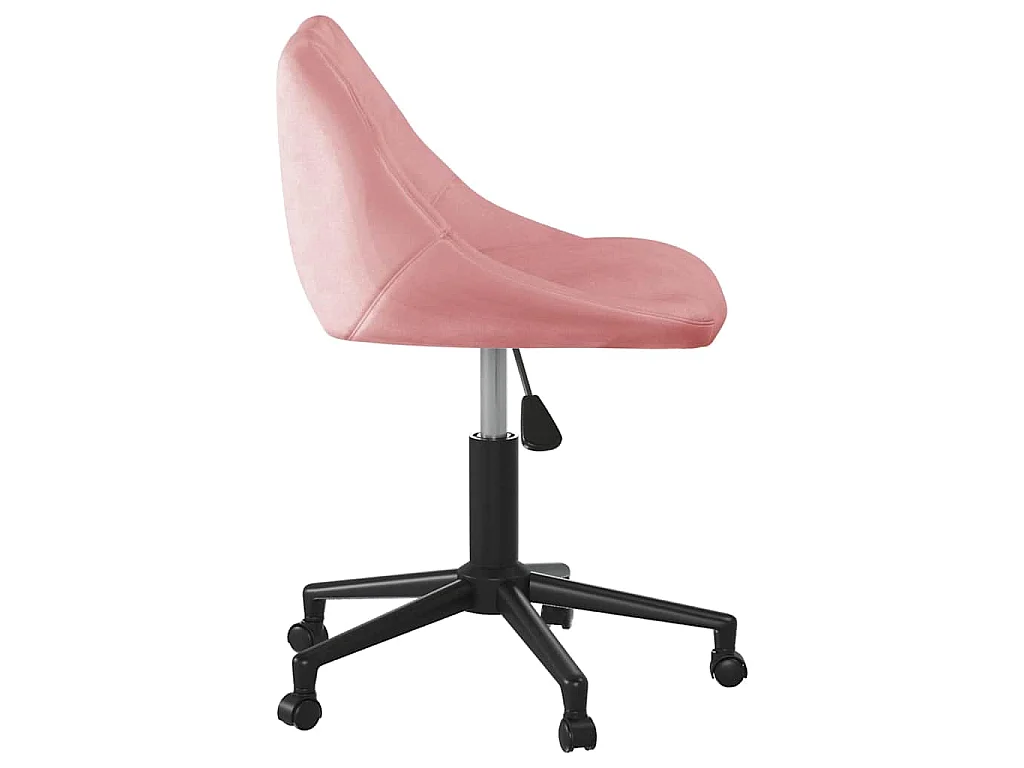 Esszimmerstuhl Drehbar Rosa Samt