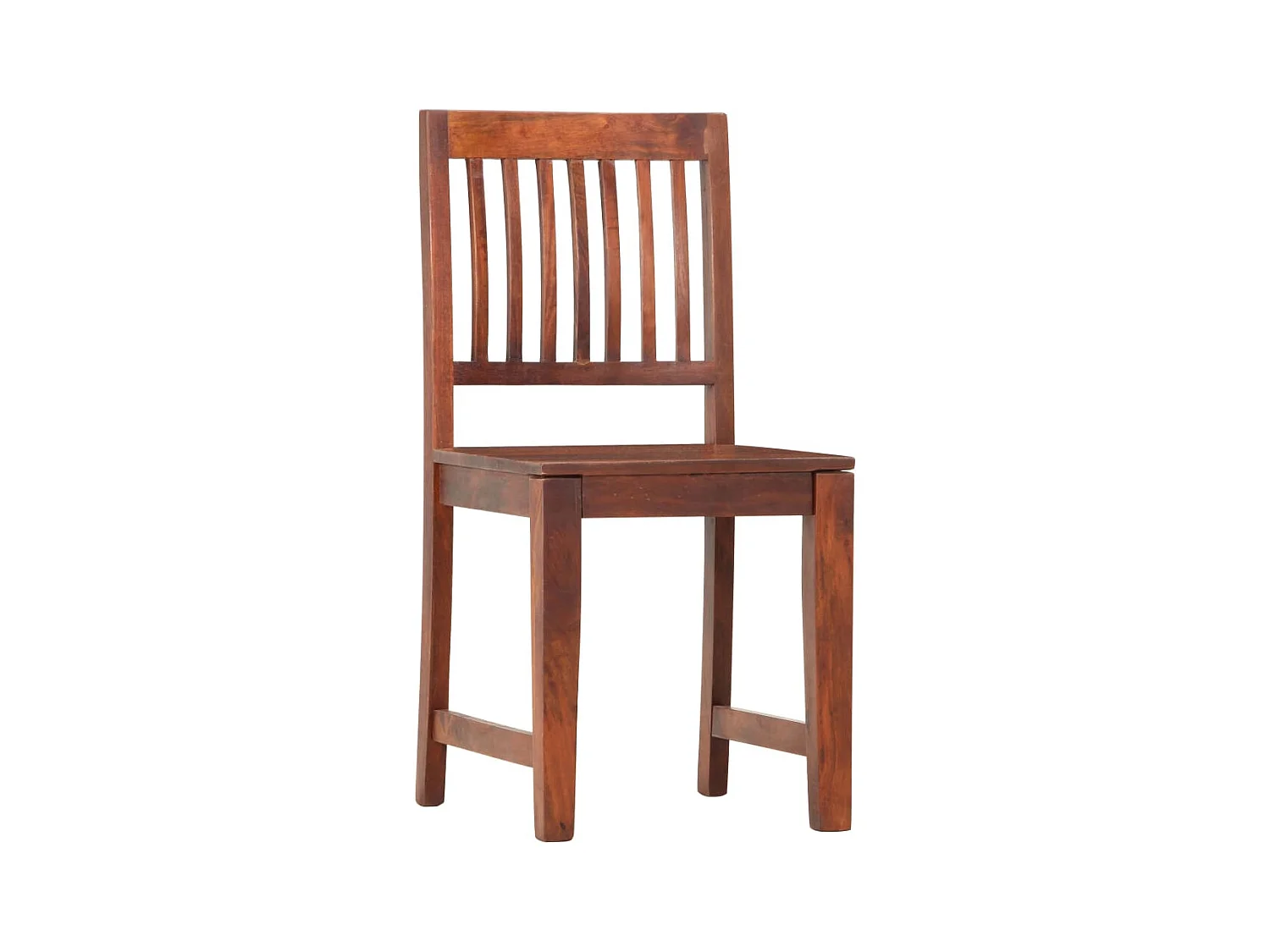 Sedie da Pranzo 4 pz in Legno Massello di Mango