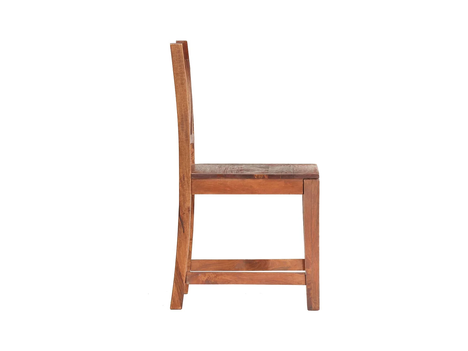 Sedie da Pranzo 4 pz in Legno Massello di Mango