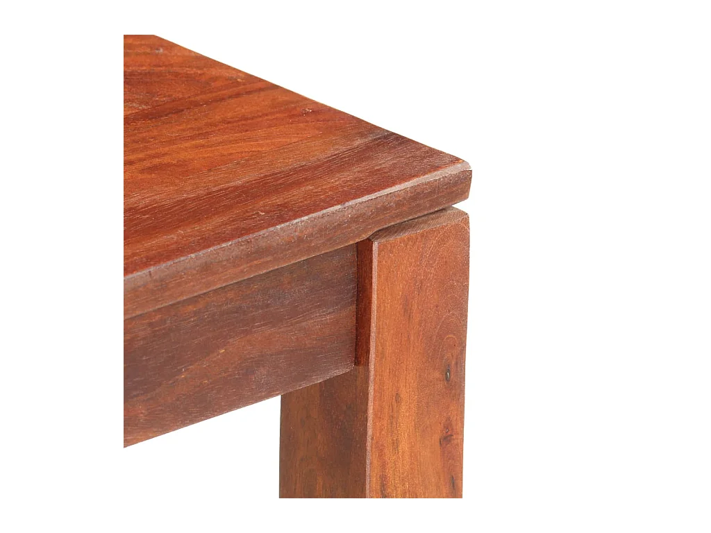 Sedie da Pranzo 4 pz in Legno Massello di Mango