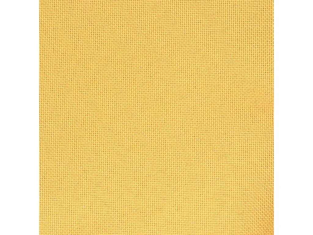 Chaise pivotante de salle à manger Jaune moutarde Tissu