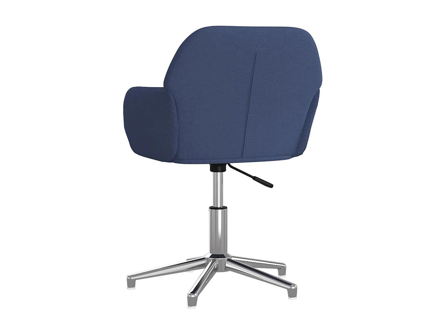 Sedie da Pranzo Girevoli 2 pz Blu in Tessuto