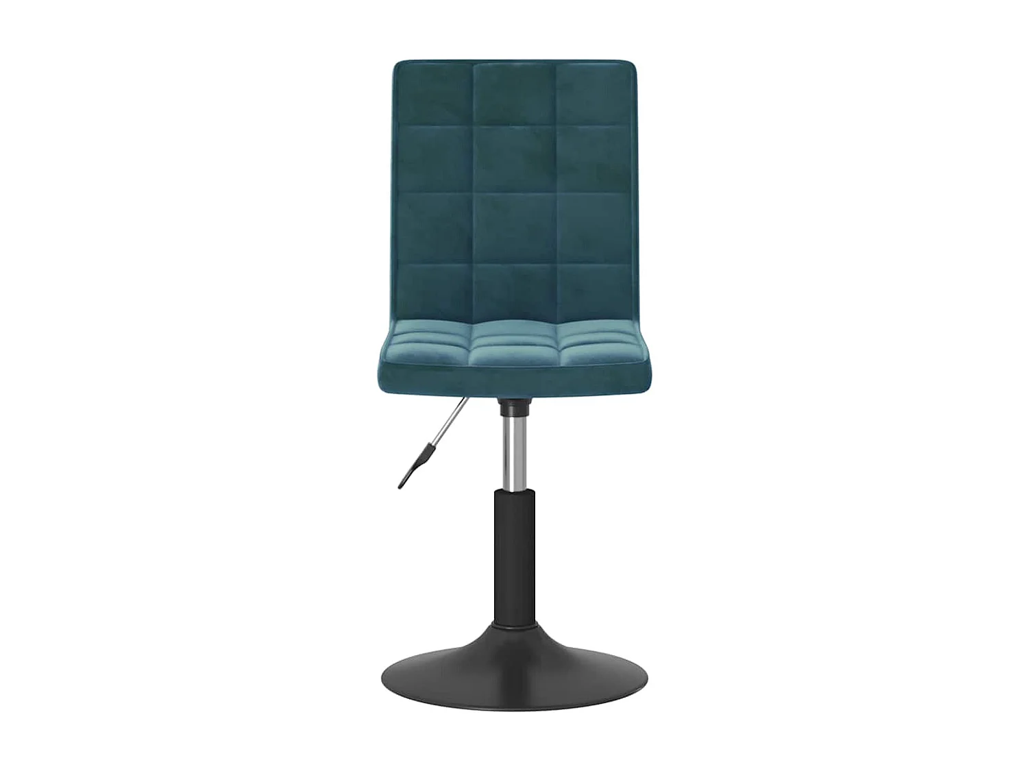 Eetkamerstoelen draaibaar 6 st fluweel blauw