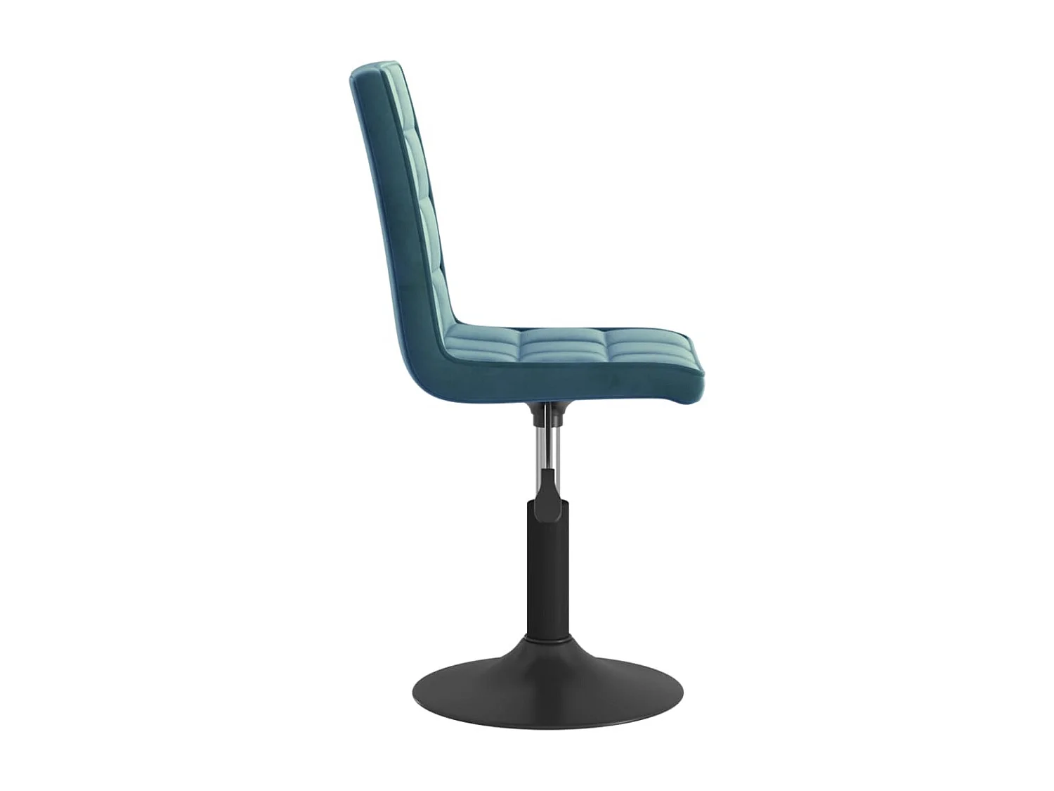 Eetkamerstoelen draaibaar 6 st fluweel blauw