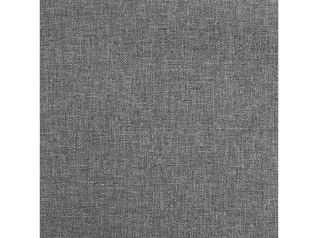 Chaises pivotantes à manger lot de 6 Gris clair Tissu