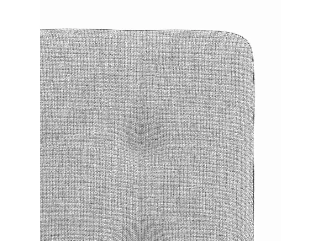 Chaises à manger lot de 2 gris nuage tissu