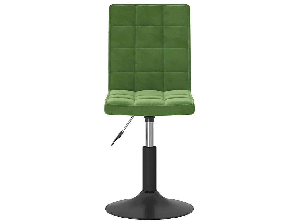 Sedie da Pranzo Girevoli 2 pz Verde Scuro in Velluto