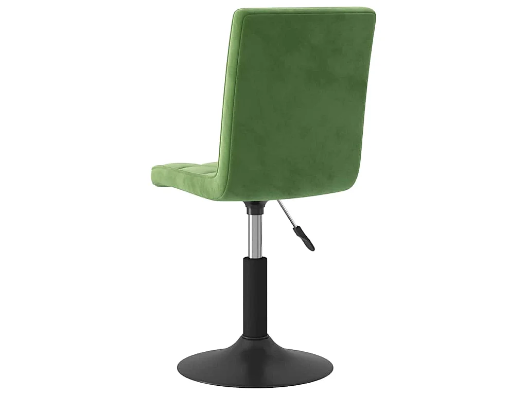 Sedie da Pranzo Girevoli 2 pz Verde Scuro in Velluto