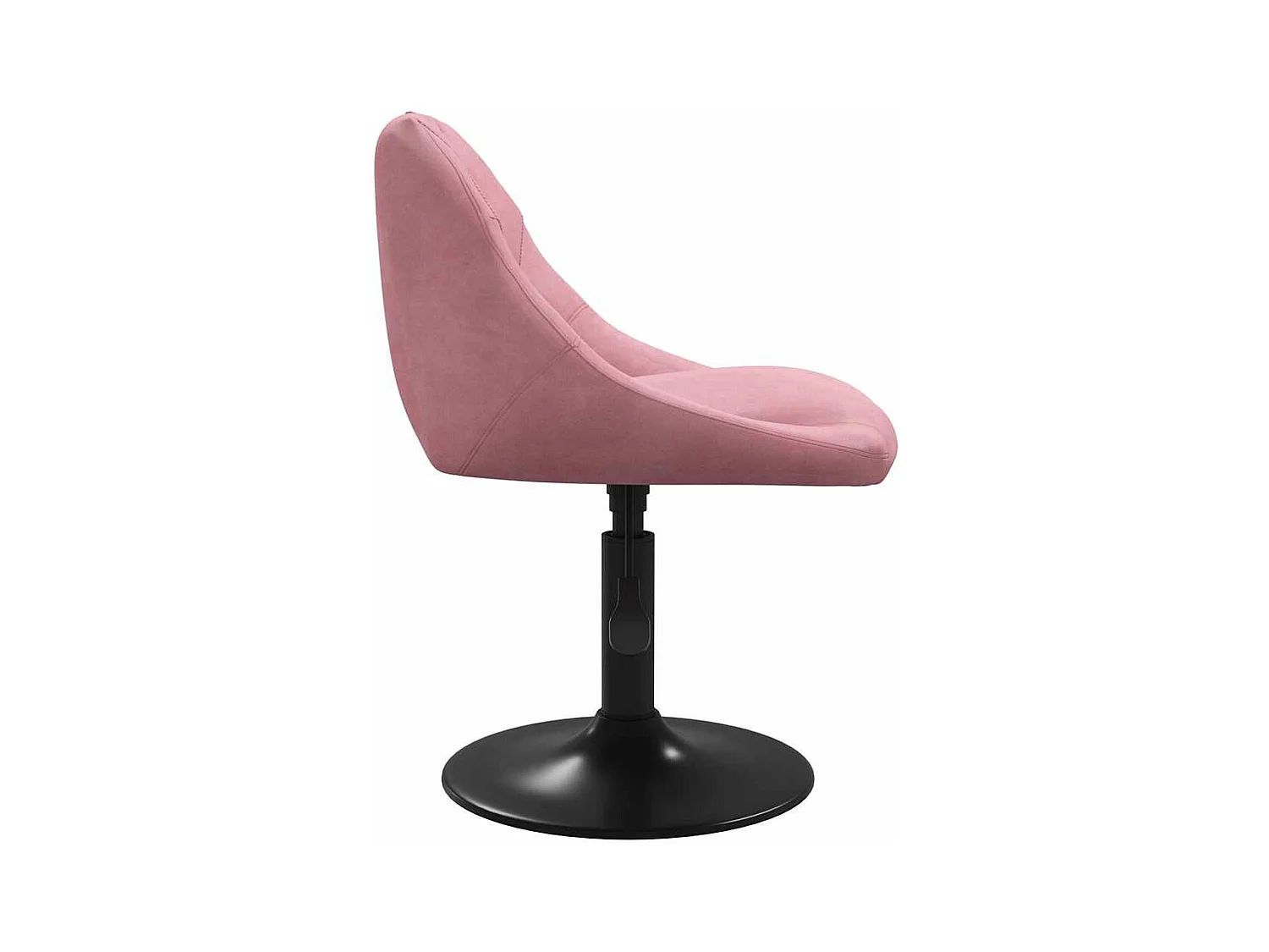 Chaises pivotantes à manger lot de 4 rose velours