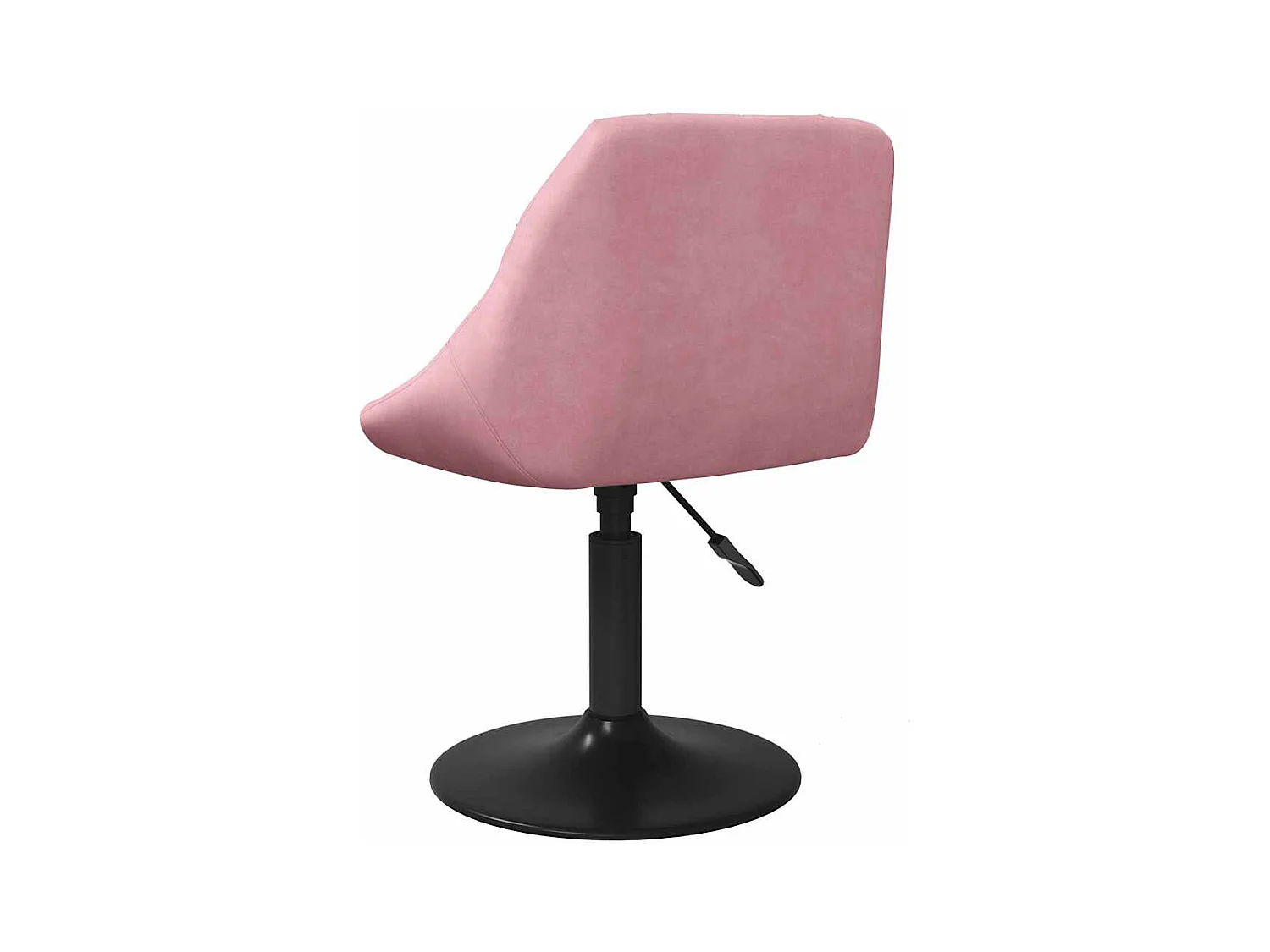 Chaises pivotantes à manger lot de 4 rose velours