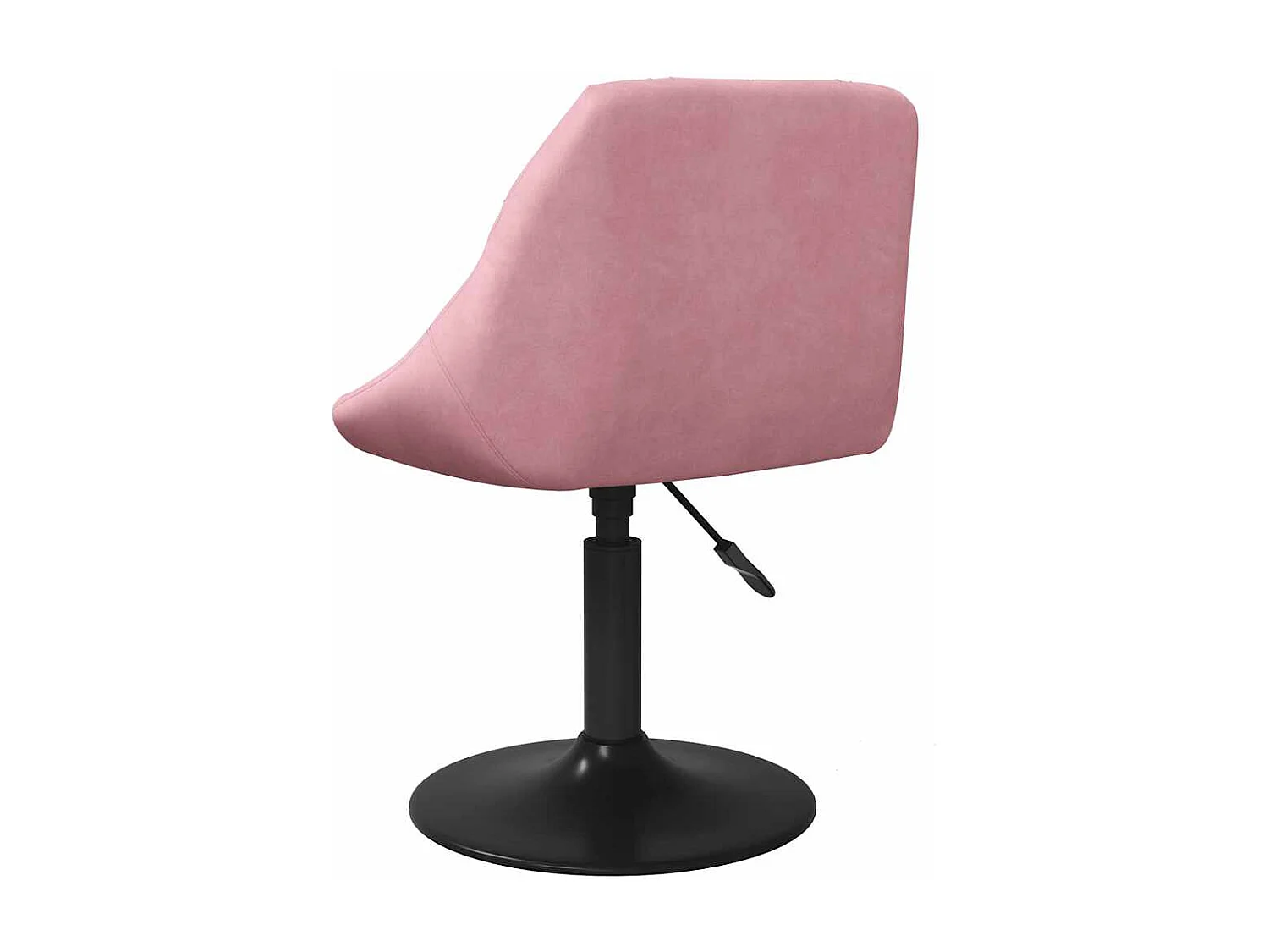 Chaises pivotantes à manger lot de 4 rose velours