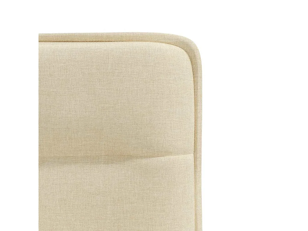 Sillas de comedor 4 unidades tela color crema