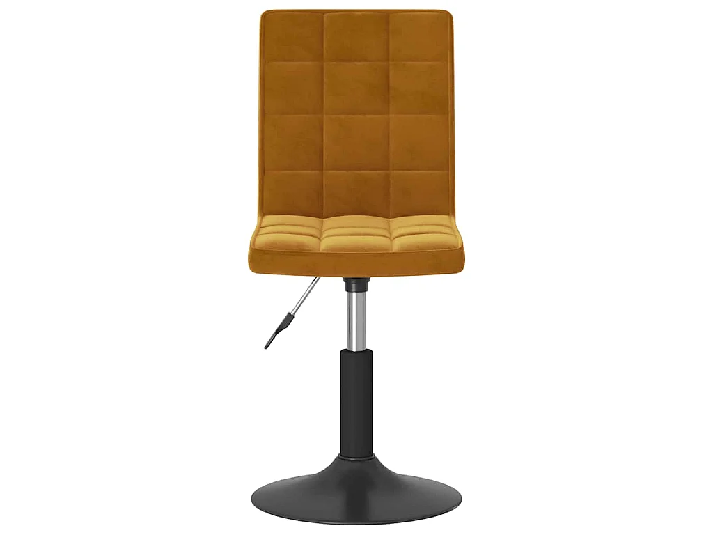 Eetkamerstoelen draaibaar 4 st fluweel bruin