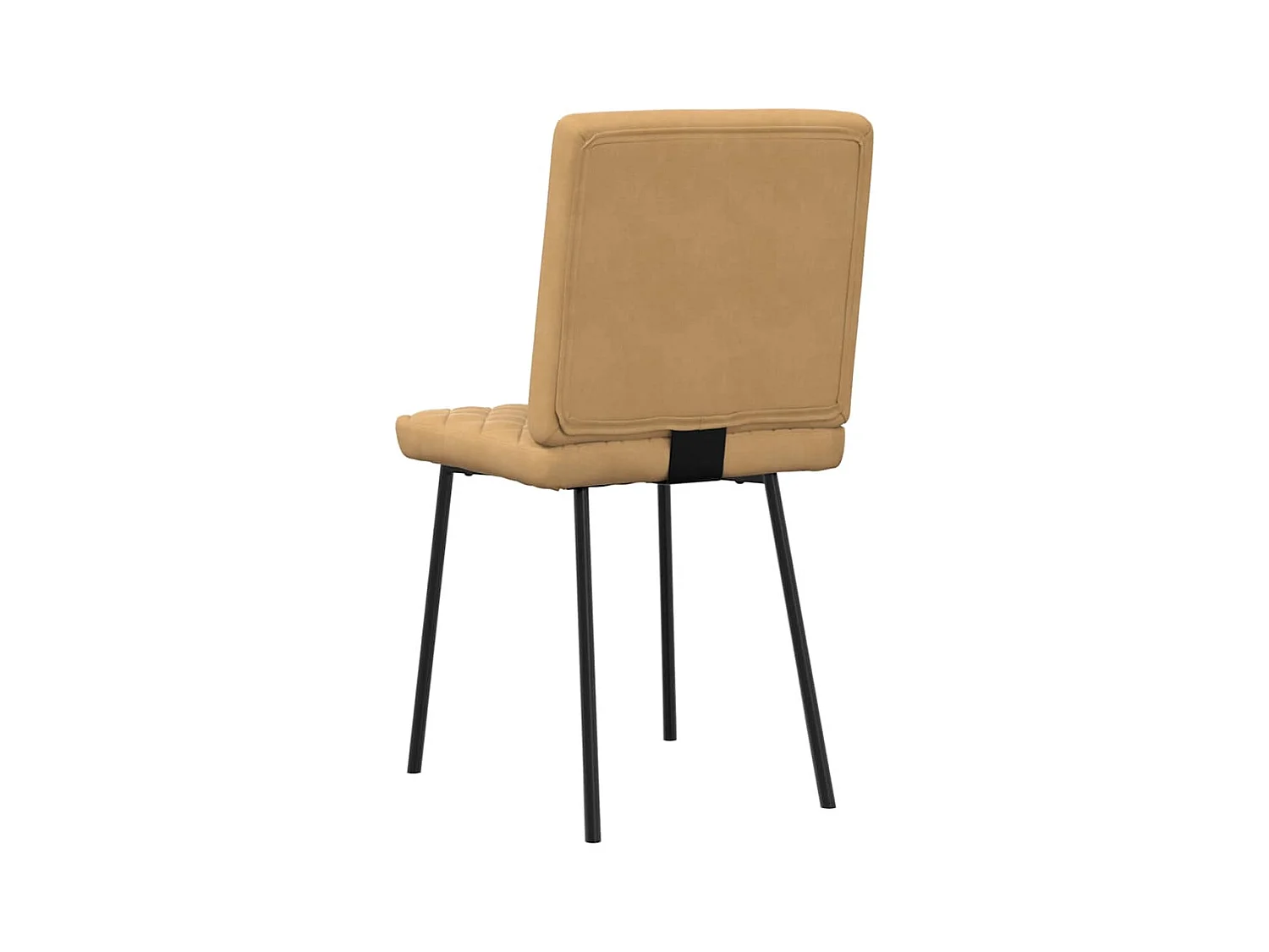 Eetkamerstoelen 6 st fluweel bruin