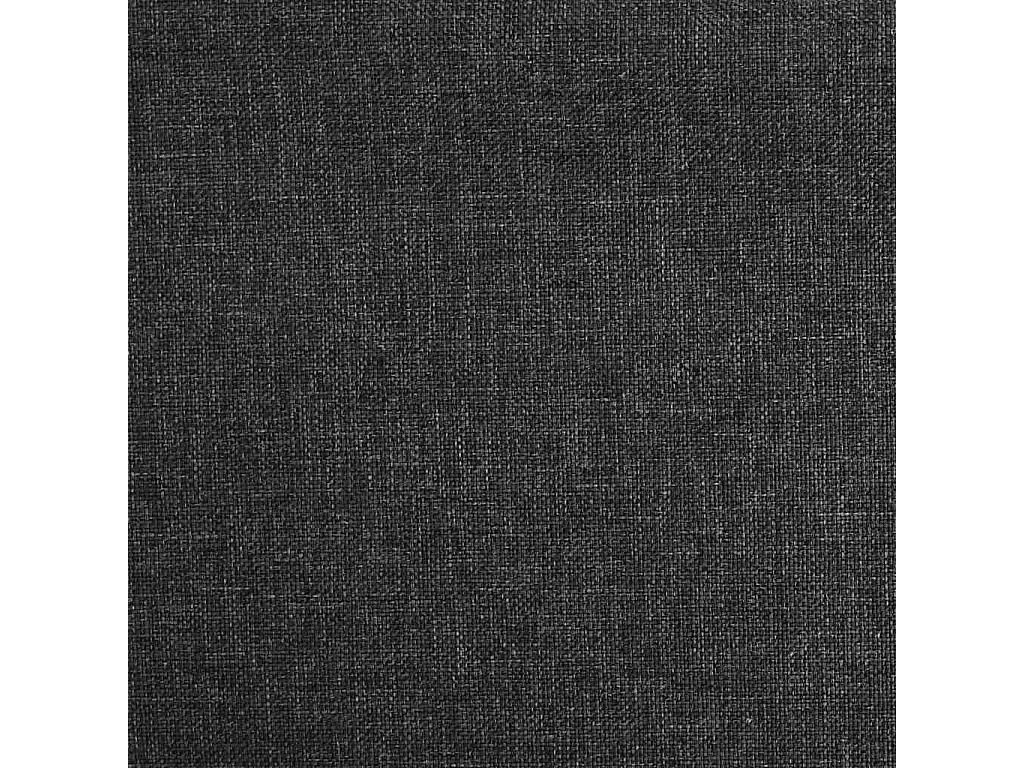 Chaises pivotantes à manger lot de 6 Noir Tissu