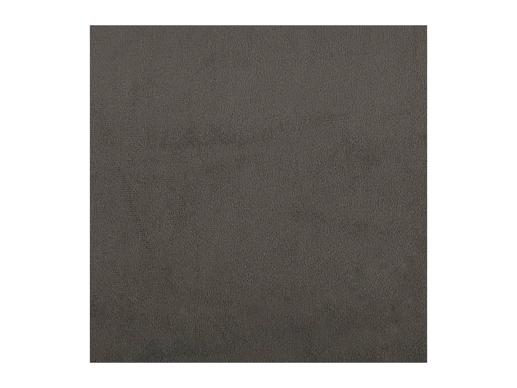 Chaise de salle à manger Gris foncé Velours