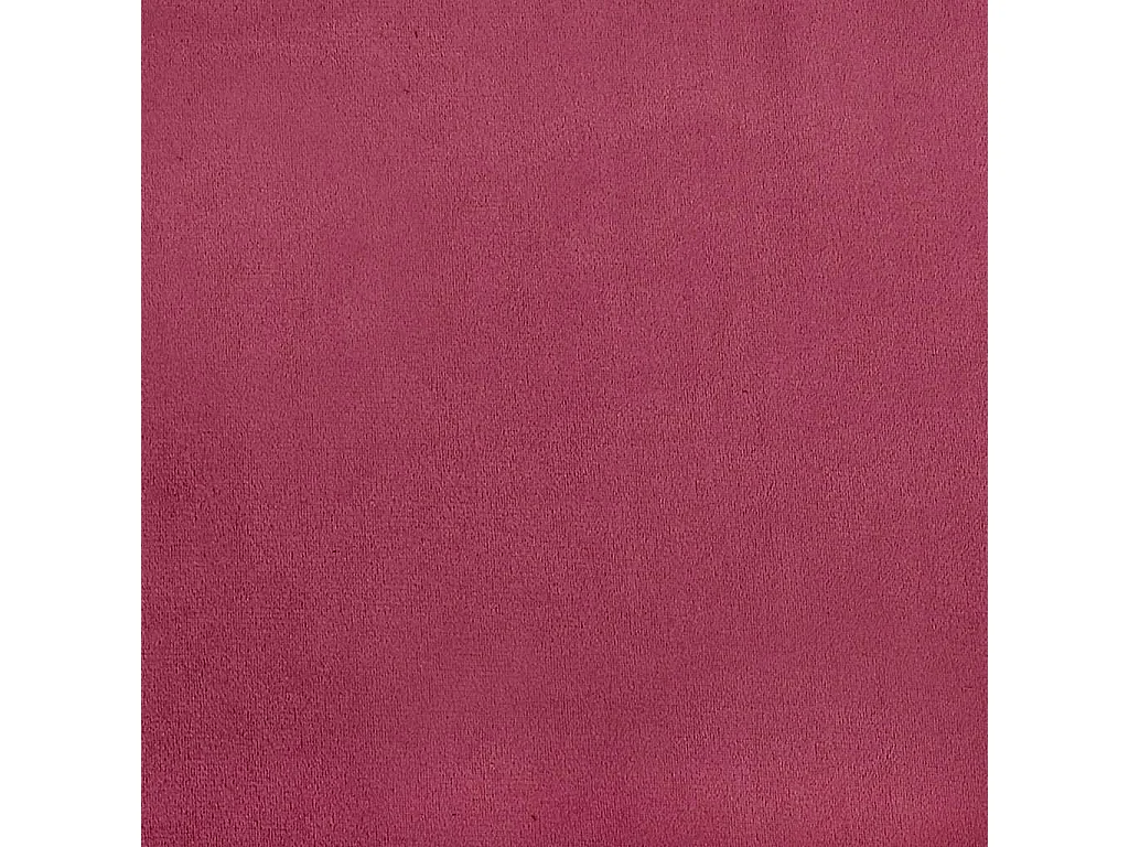 Chaise de salle à manger Rouge bordeaux Velours