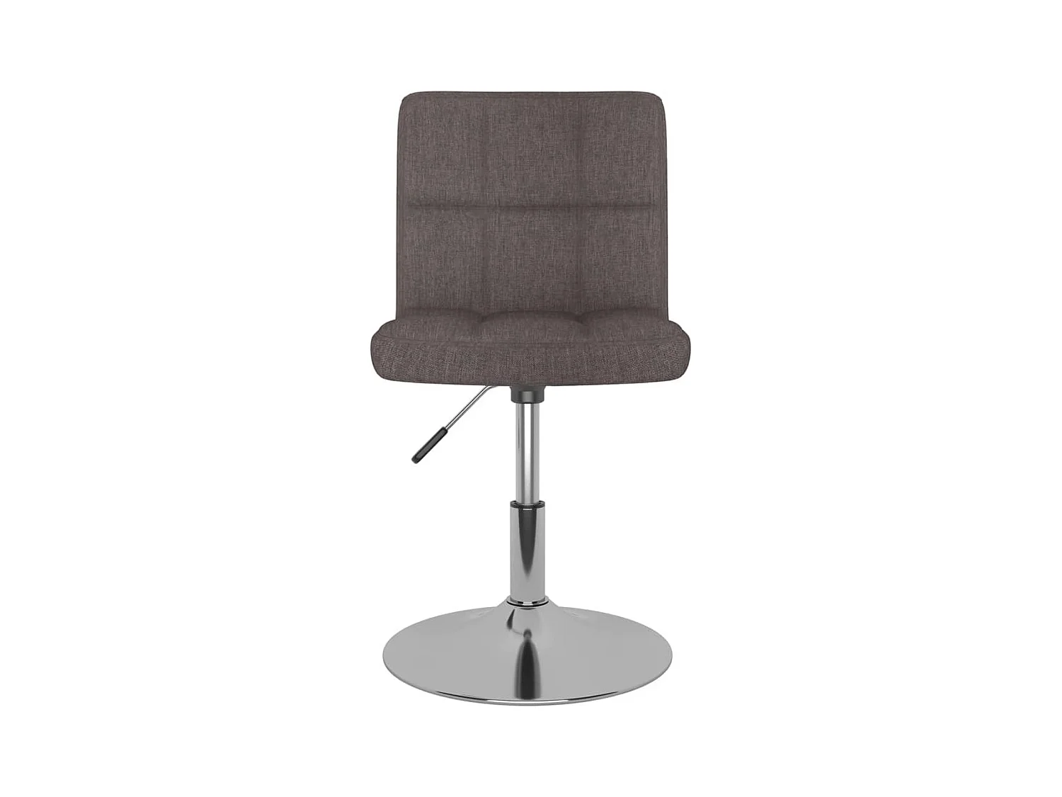 Chaises pivotantes à manger lot de 2 taupe tissu
