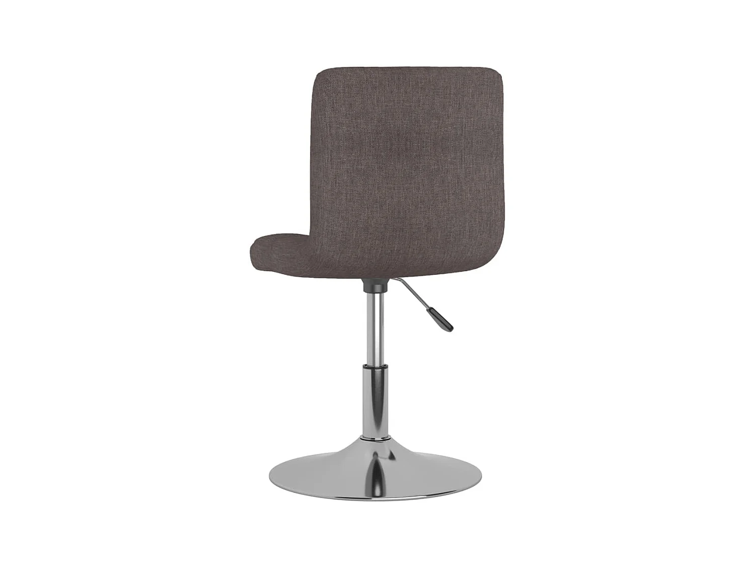 Chaises pivotantes à manger lot de 2 taupe tissu