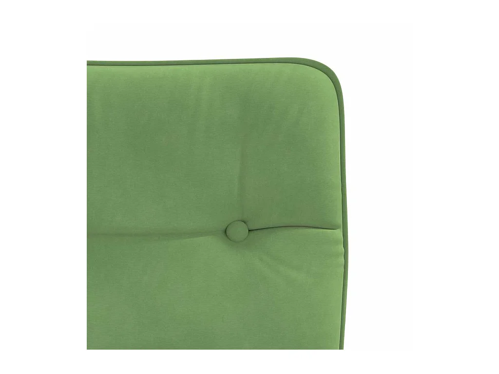 Chaises à manger lot de 6 vert clair velours