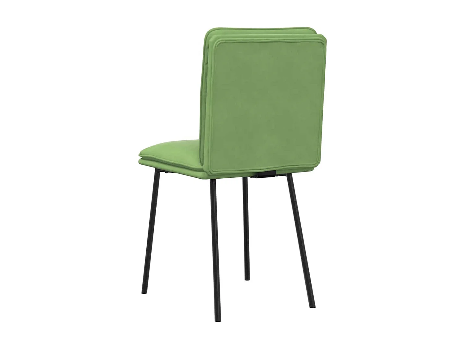 Sedie da Pranzo Girevoli 6 pz Verde Chiaro in Velluto