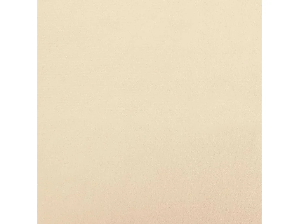 Chaises pivotantes à manger lot de 4 crème velours