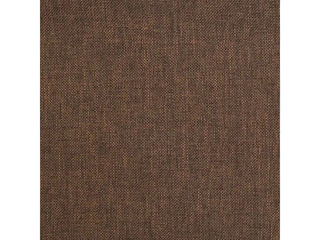 Chaises pivotantes à manger lot de 4 marron tissu