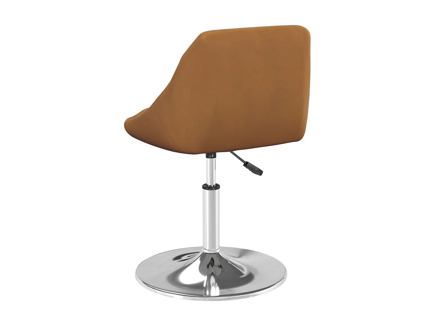 Chaises à manger pivotantes lot de 4 Marron Velours