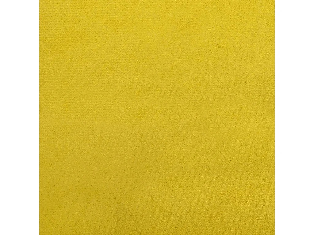 Chaises à manger pivotantes lot de 6 jaune moutarde velours