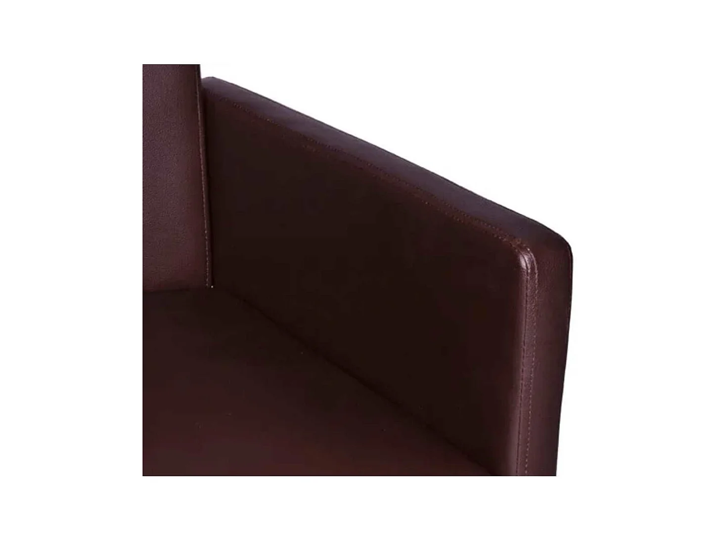 Eetkamerstoelen 2 st kunstleer bruin