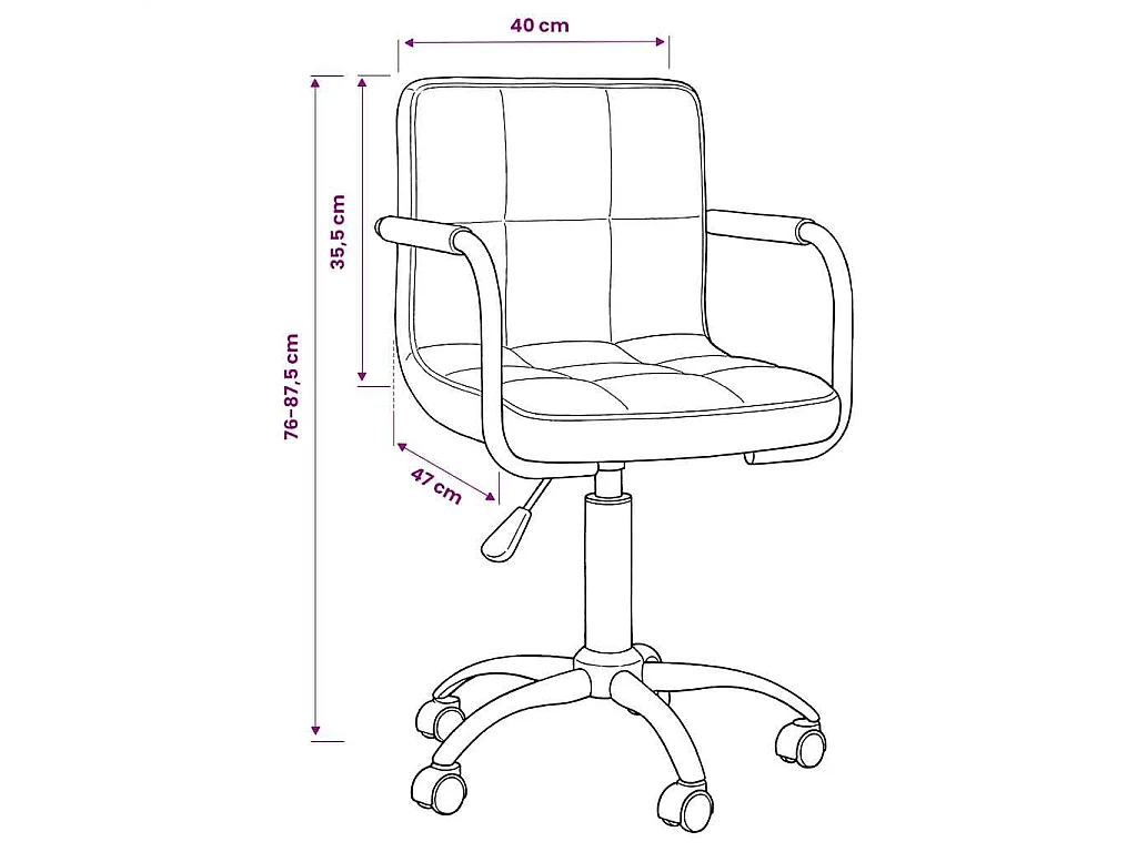 Chaises pivotantes à manger lot de 6 gris clair velours
