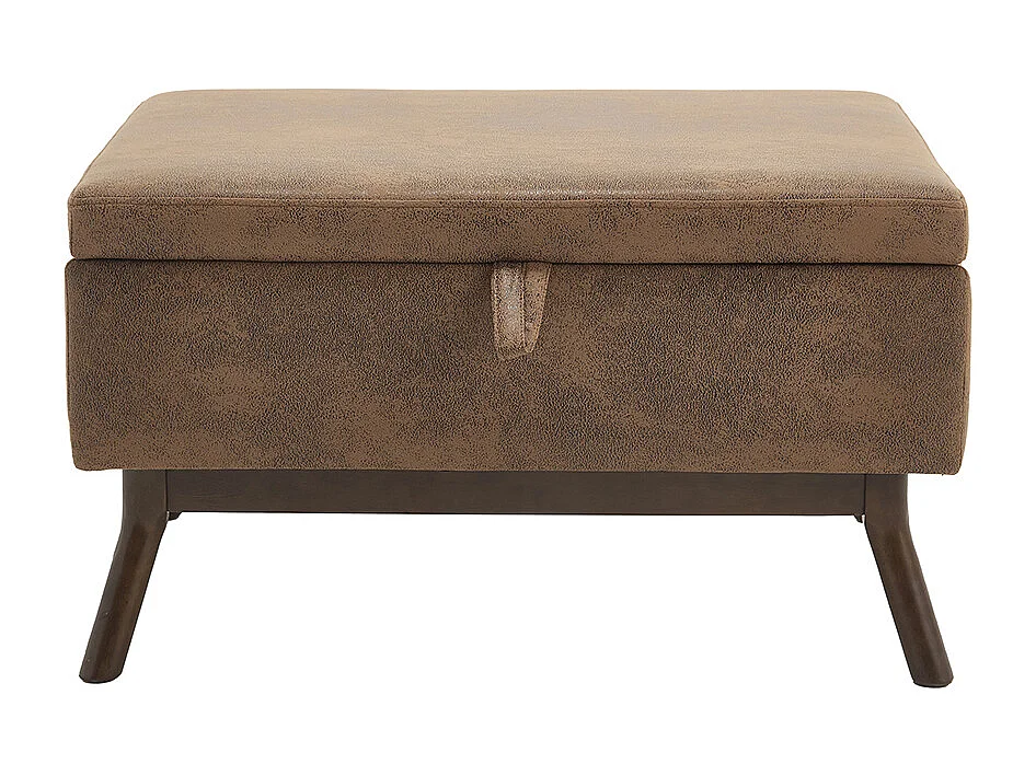 Banc carré milieu siècle rangement salon entrée salle familiale table basse repose pieds café