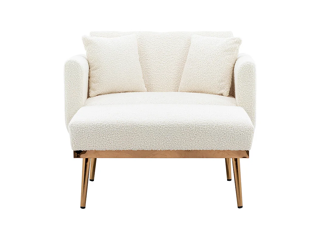 Fauteuil inclinable moderne dossier réglable chaise longue pliable salon bureau blanc