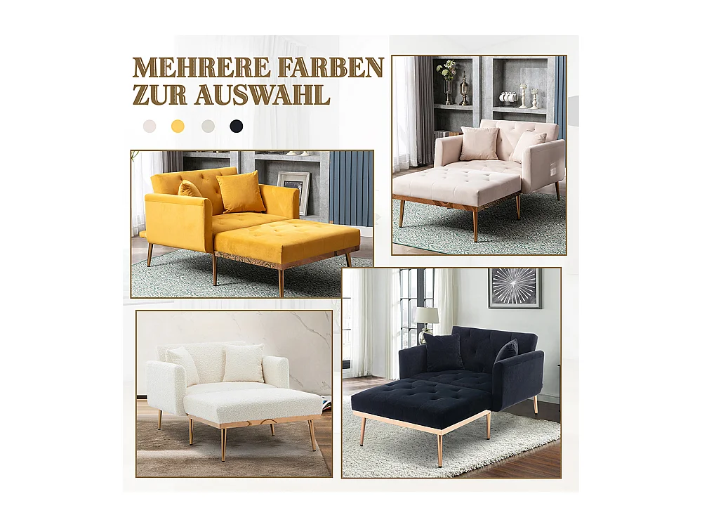 Fauteuil inclinable moderne dossier réglable chaise longue pliable salon bureau blanc