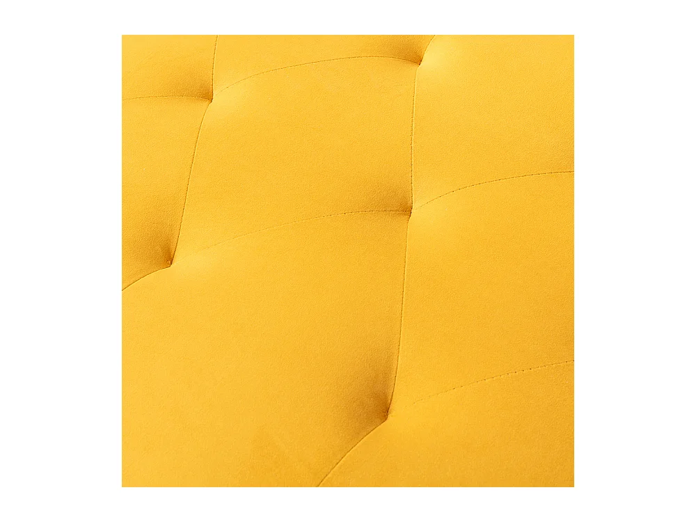 Fauteuil inclinable moderne dossier réglable chaise longue pliable salon bureau jaune moutarde