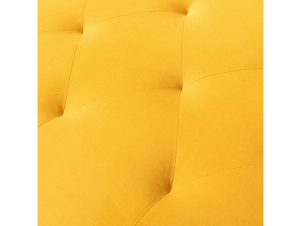 Fauteuil inclinable moderne dossier réglable chaise longue pliable salon bureau jaune moutarde