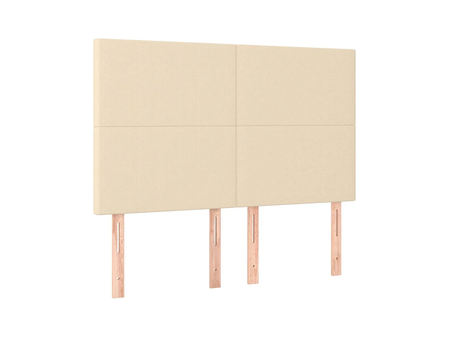 Giroletto senza Materasso Crema 140x190 cm in Tessuto