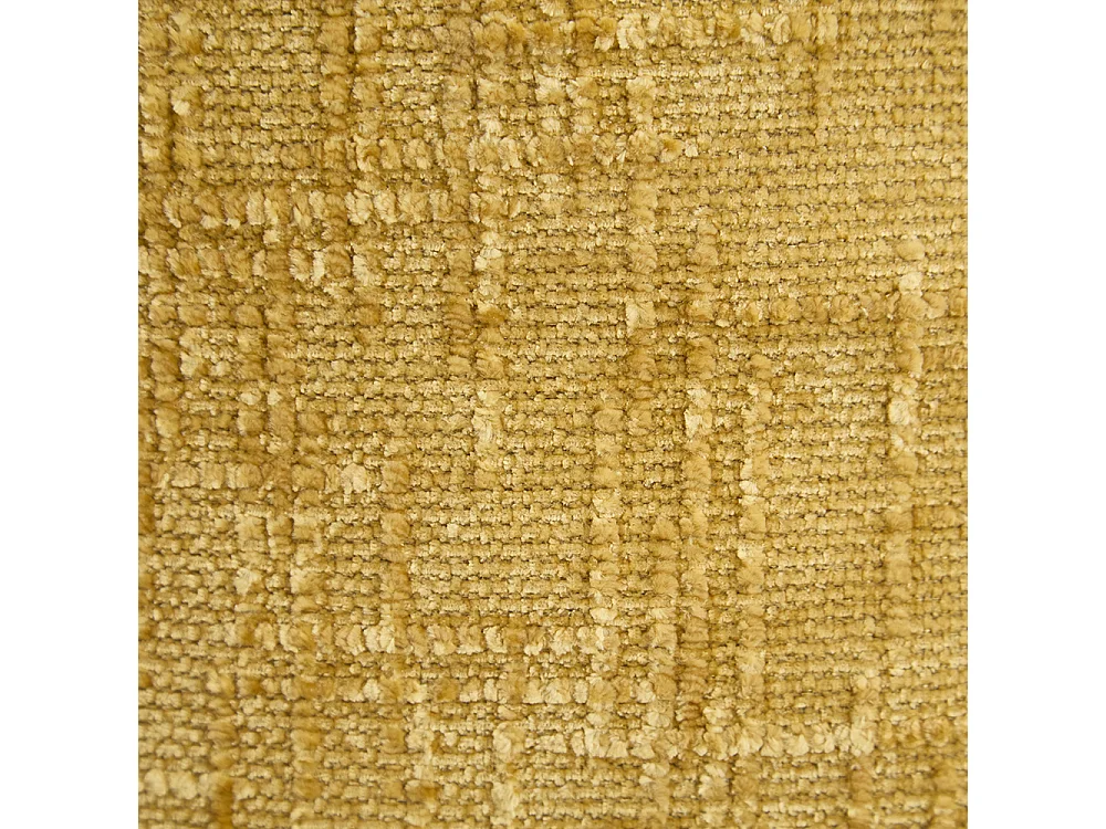 Pouf chaise mousse haute densité compressée repose pieds jaune